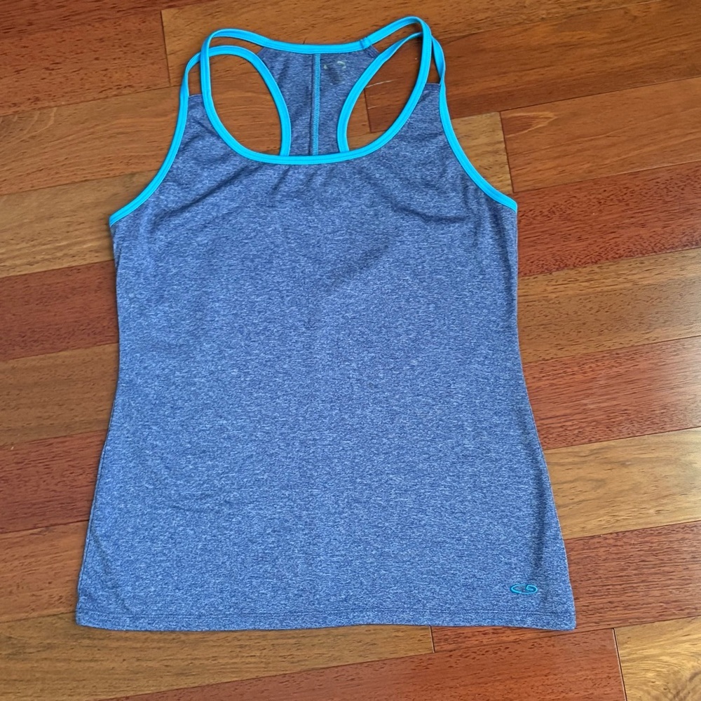 C9 by Champion Heather Blue Tank Top XS